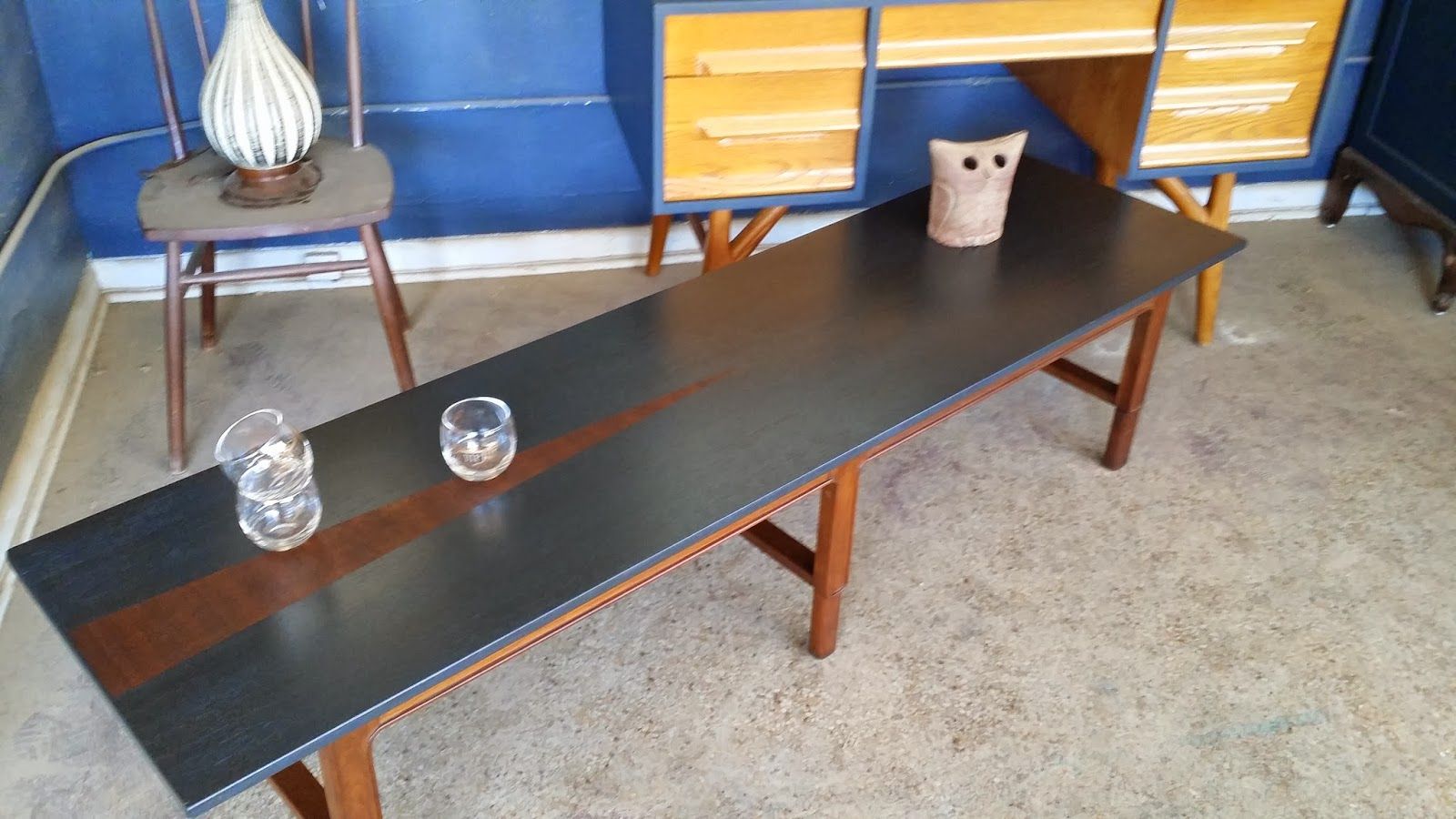 Vintage Ground: Mid Century Long Cocktail Table Intended For Antique Cocktail Tables (View 8 of 15)