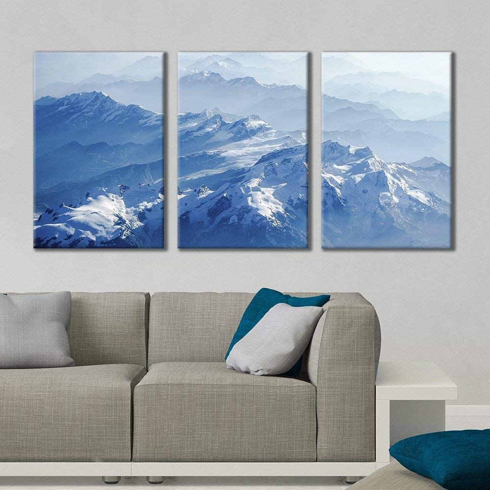 Wall26 – 3 Panel Canvas Wall Art – Majestic Natural For Landscape Wall Art (Photo 1 of 15)