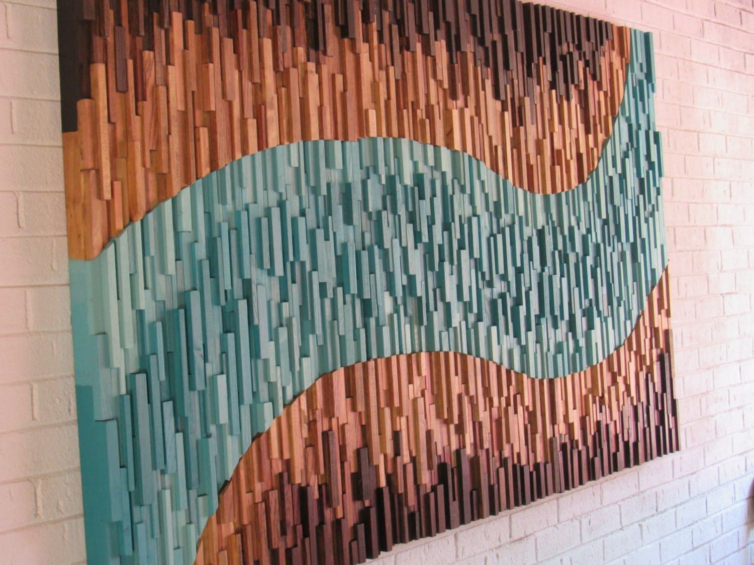 Wood Wall Art Modern Wood Wall Art Large Wall Art Within Waves Wood Wall Art (View 7 of 15)