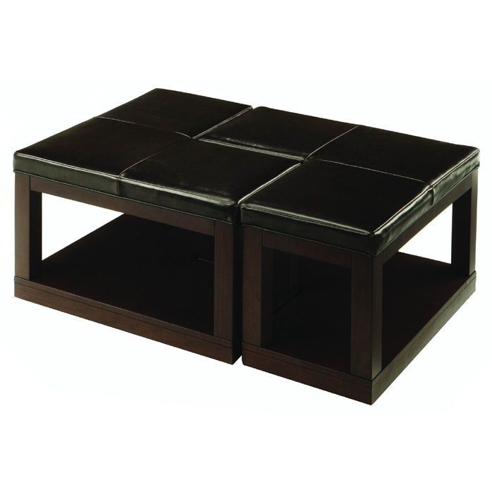 Woodbridge Home Designs 3250 Series "l" Ottoman Coffee Intended For L Shaped Coffee Tables (View 12 of 15)
