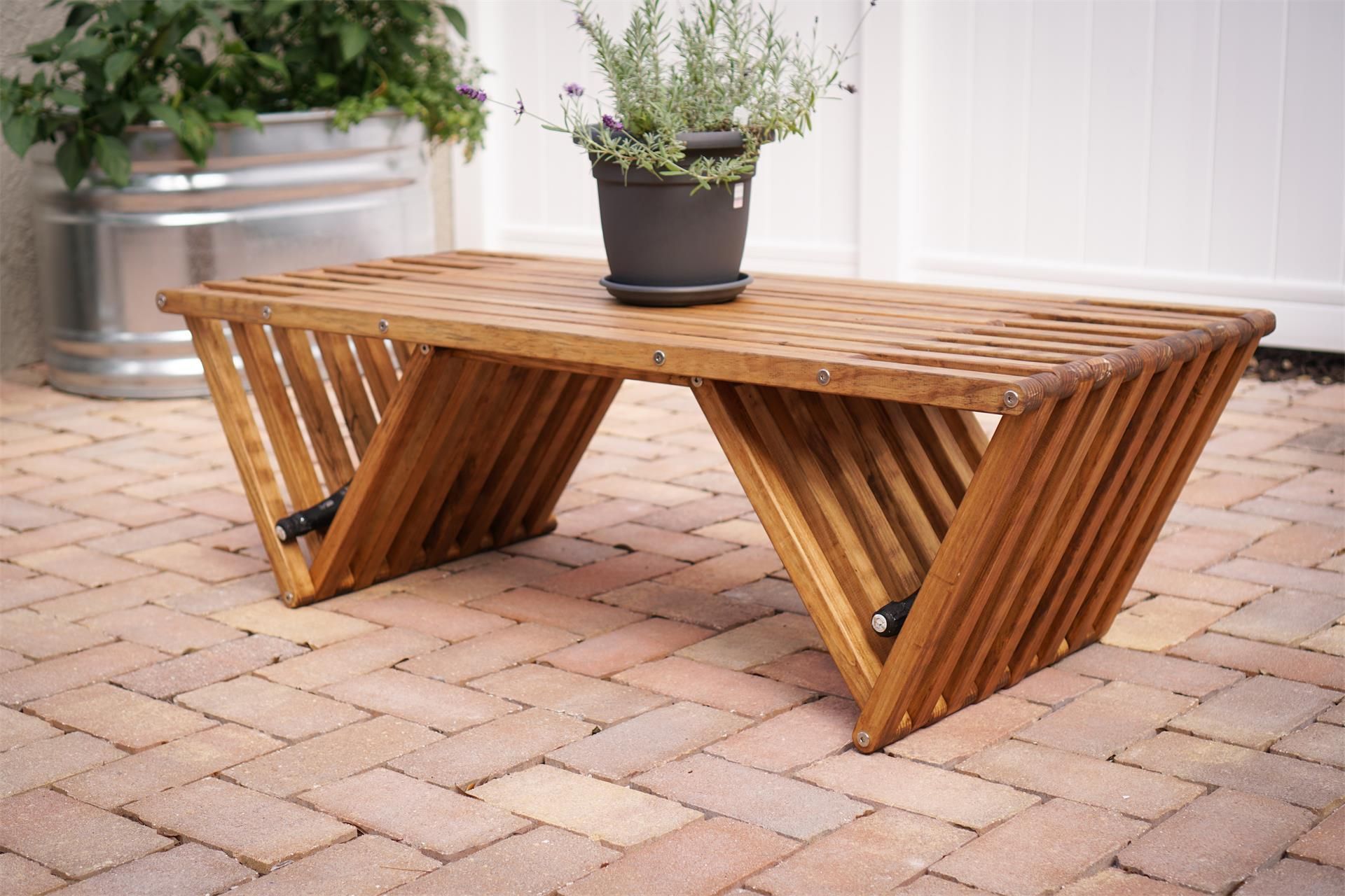 X36 Pine Wood Coffee Table From Eco Friendly Digs Within Wood Coffee Tables (View 14 of 15)