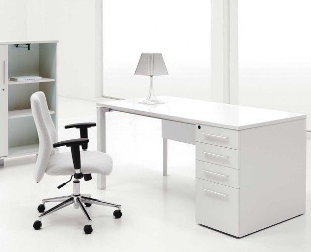 17 White Desk Designs For Your Elegant Home Office Regarding White Modern Nested Office Desks (View 7 of 15)