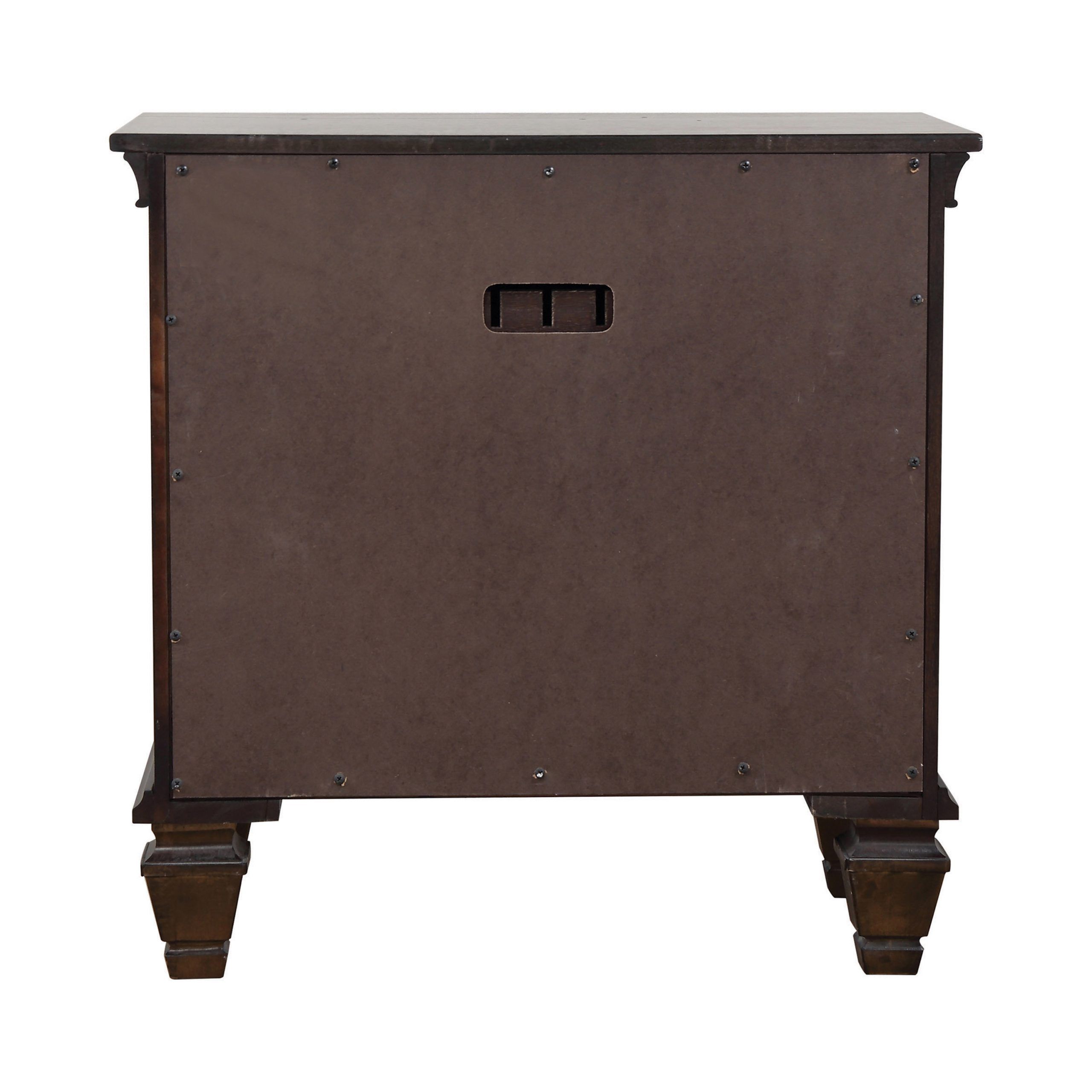 2 Drawer Nightstand With Pull Out Tray Burnished Oak – Coaster Fine In Burnished Oak Desks (View 7 of 15)