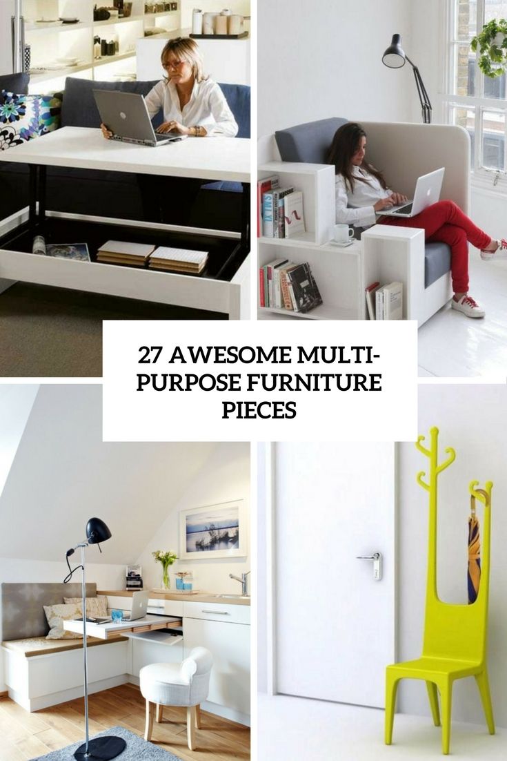 27 Awesome Multi Purpose Furniture Pieces – Digsdigs With Black Multi Purpose Space Desks (View 2 of 15)