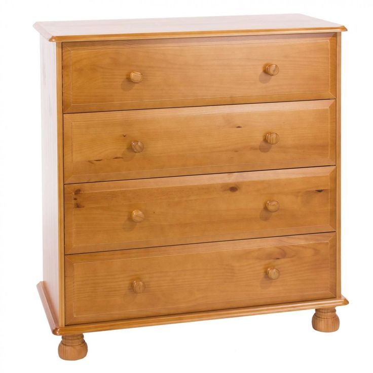 4 Drawer Chest Natural Pine Colour Wooden Storage Children Bedroom In Natural Peroba 4 Drawer Wood Desks (View 4 of 15)