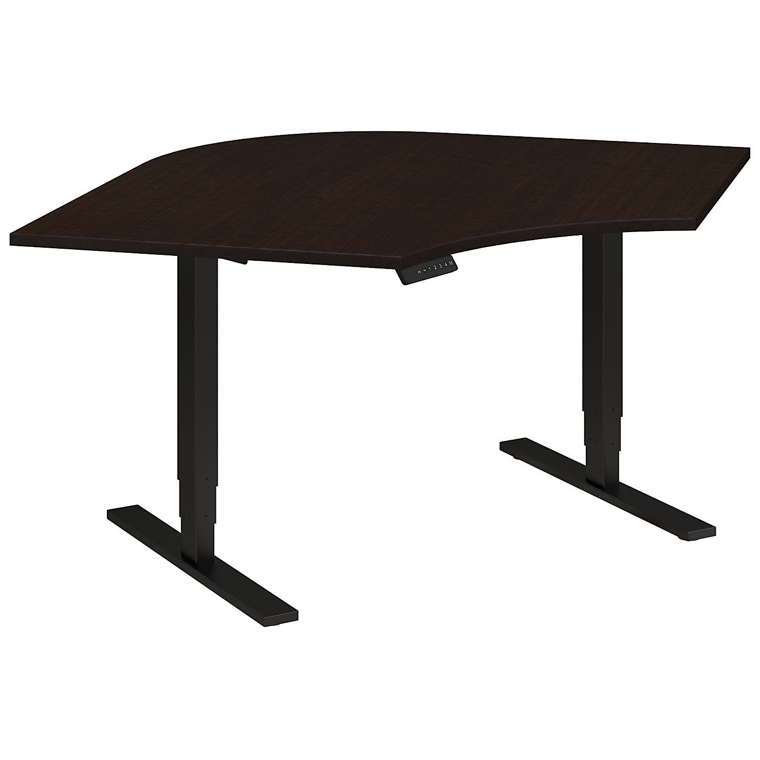 Adjustable Stand Up Desk – Adjustable Height Desks – Sit Stand Desks Within Cherry Adjustable Stand Up Desks (Photo 11 of 15)