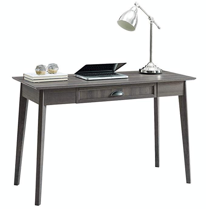 Amazon: Newport Series Home Office Computer Writing Desk With Fully Pertaining To Smoke Gray Computer Writing Desks (View 11 of 15)