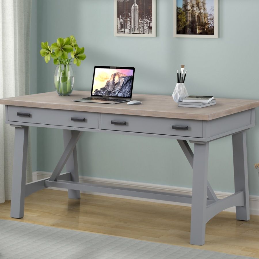 Americana Modern Writing Desk | Old Cannery Furniture Inside Gray Wash Wood Writing Desks (View 4 of 15)