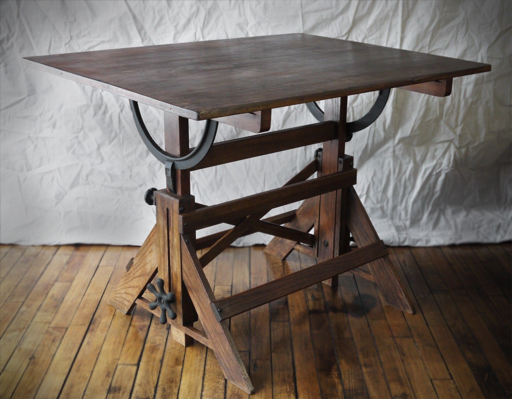Antique Drafting Tables – Ideas On Foter With Weathered Oak Tilt Top Drafting Tables (View 15 of 15)