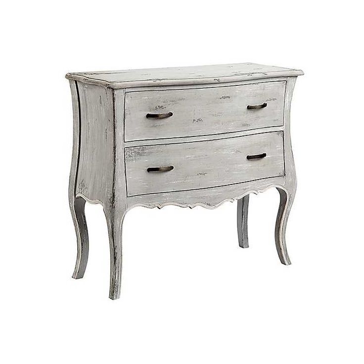 Antique Gray 2 Drawer Chest From Kirkland's | Furnishings, Composite Pertaining To Brushed Antique Gray 2 Drawer Wood Desks (View 14 of 15)