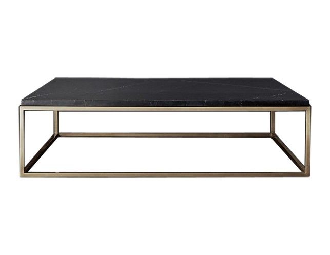 Black Marble Top Coffee Table • The Local Vault Regarding Marble And Black Metal Writing Tables (Photo 10 of 15)