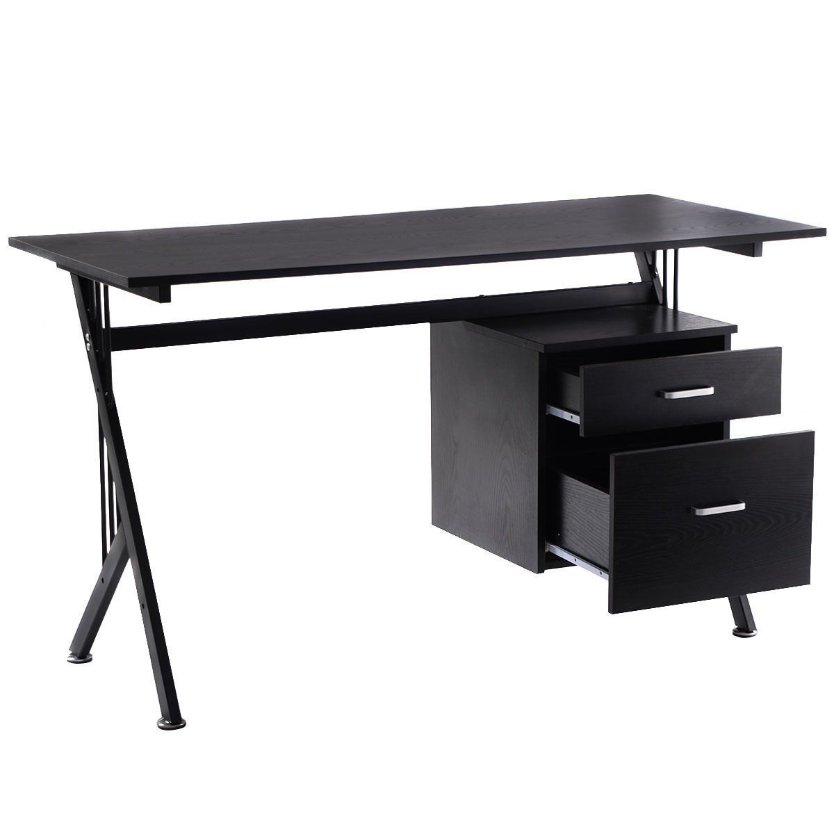 Black Wood Writing Desks For Paper And Pen Enthusiast Within Natural And Black Wood Writing Desks (View 7 of 15)