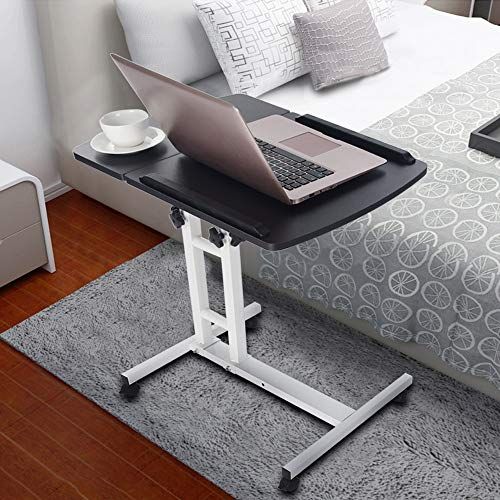 Buy Libison Table Laptop Cart, Portable Household Adjustable Height And Within Black Adjustable Laptop Desks (View 14 of 15)