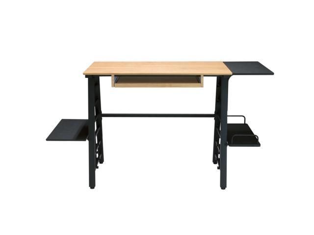 Calico Designs Home Office Ashwood Convertible Desk / Ashwood With Regard To Graphite And Ashwood Writing Desks (View 3 of 15)