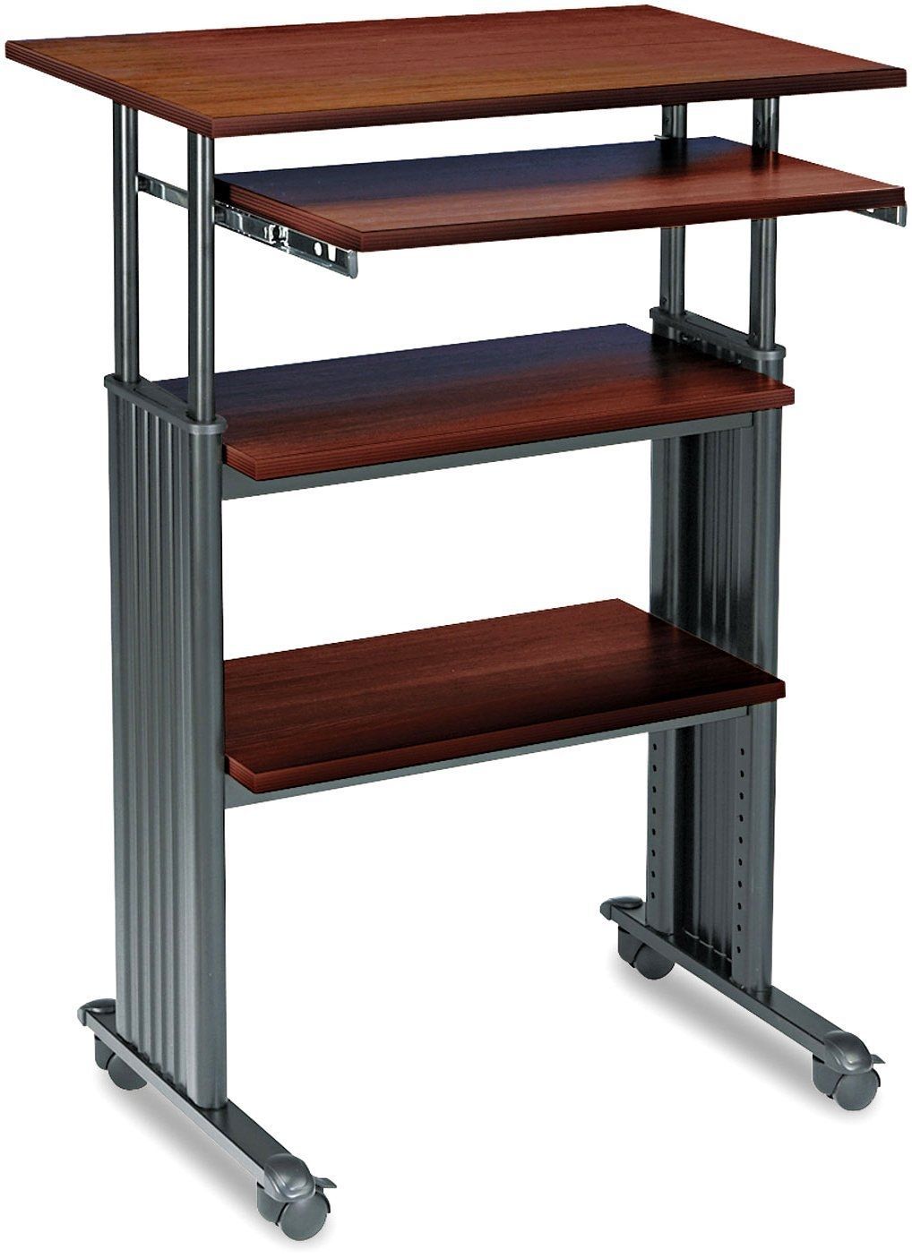 Cherry Wood Stand Up Desk | Best Standing Desk, Adjustable Standing Intended For Cherry Adjustable Laptop Desks (View 14 of 15)