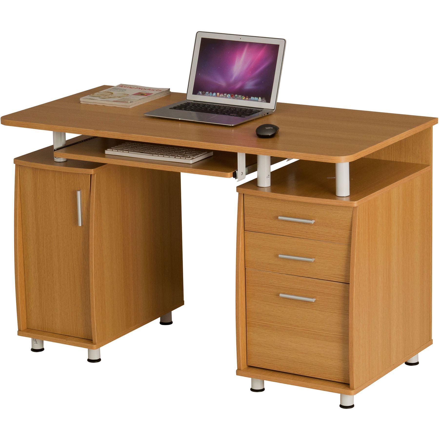 Computer Desk With Storage & A4 Filing Drawer Home Office – Piranha Intended For Executive Desks With Dual Storage (Photo 13 of 15)