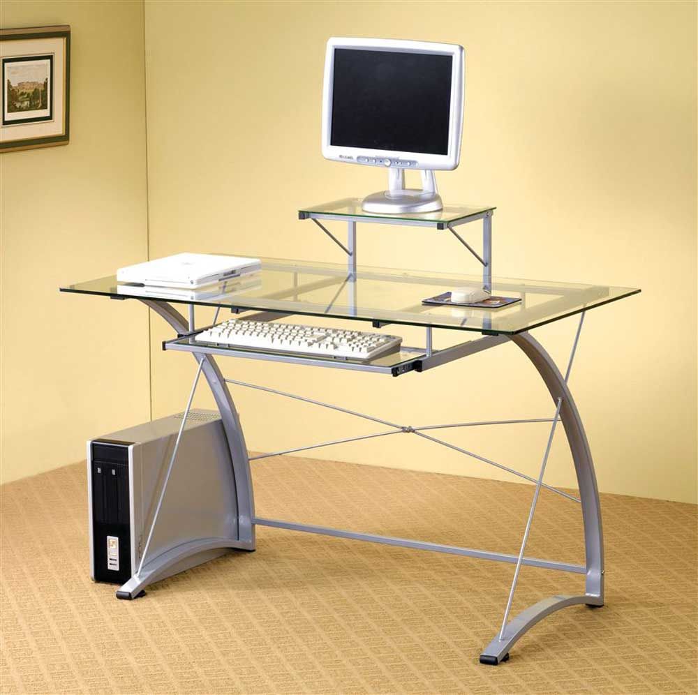 Contemporary Computer Desks For Home Office Regarding Modern Teal Steel Desks (View 4 of 15)