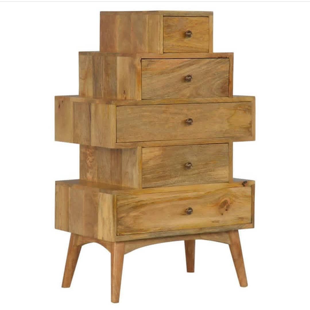 خاص باشیم 🤪 #کشو#دراور#سینی#چوبی#wooden#mirror | Solid Wood Chest Regarding Hickory Wood 5 Drawer Pedestal Desks (View 14 of 15)