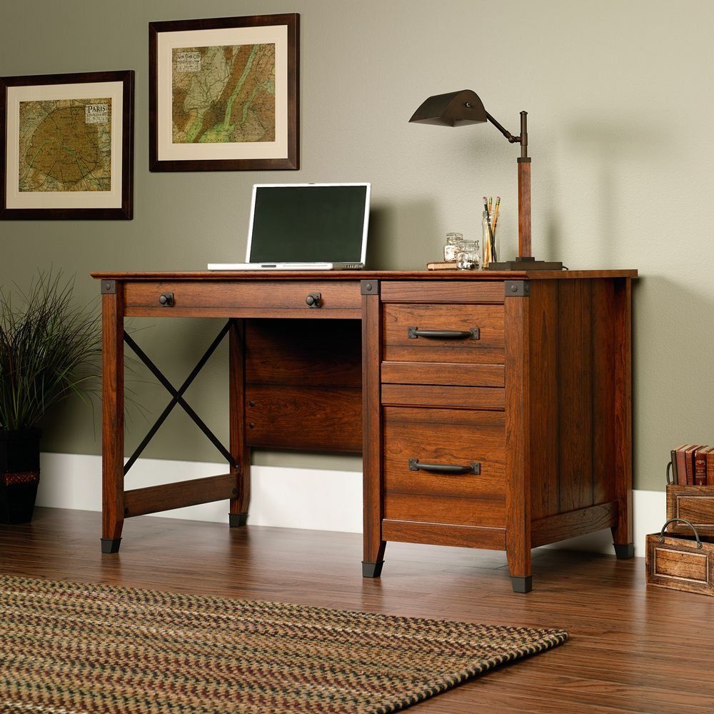 Desks With File Cabinet Drawer For Small Home Offices & Bedrooms In Computer Desks With Filing Cabinet (View 9 of 15)