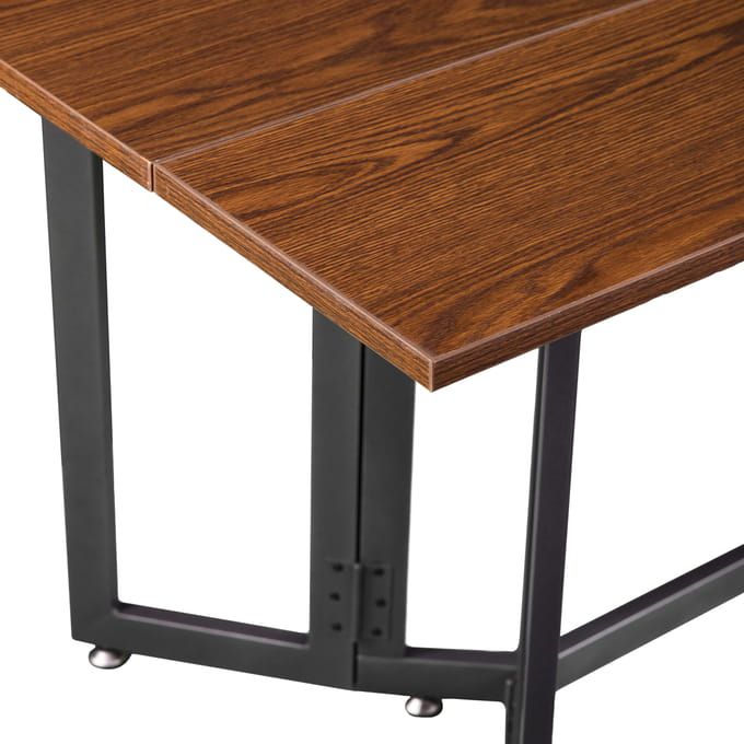 Driness Drop Leaf Console To Dining Table | Hedgeapple Throughout Gray Drop Leaf Console Dining Tables (View 6 of 15)
