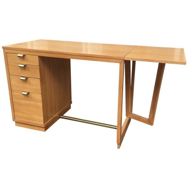 Edward Wormley For Drexel Precedent Collection Drop Leaf Desk | Drop With Regard To Drop Leaf Computer Writing Desks (View 8 of 15)