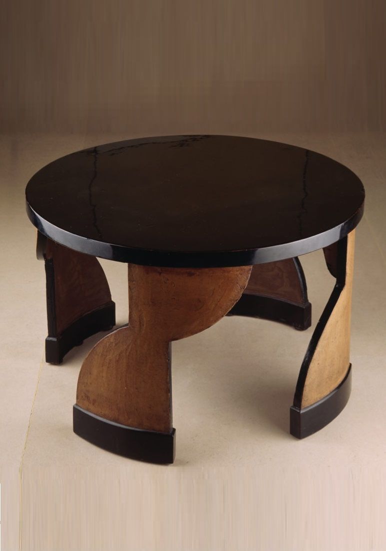 Eileen Gray Lacquer Table In 2020 | Lacquer Furniture, Mid Century Throughout Gray Lacquer And Gold Luxe Desks (View 12 of 15)