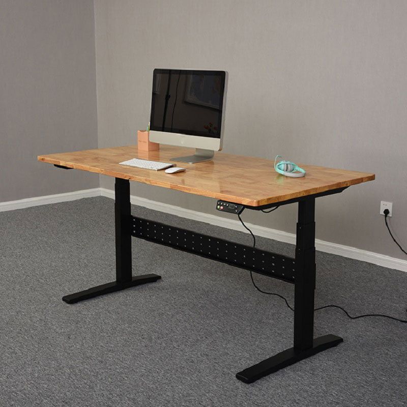 Electric Height Adjustable Standing Sit Stand Desk Factory Direct Supplier Pertaining To Espresso Adjustable Stand Up Desks (View 8 of 15)