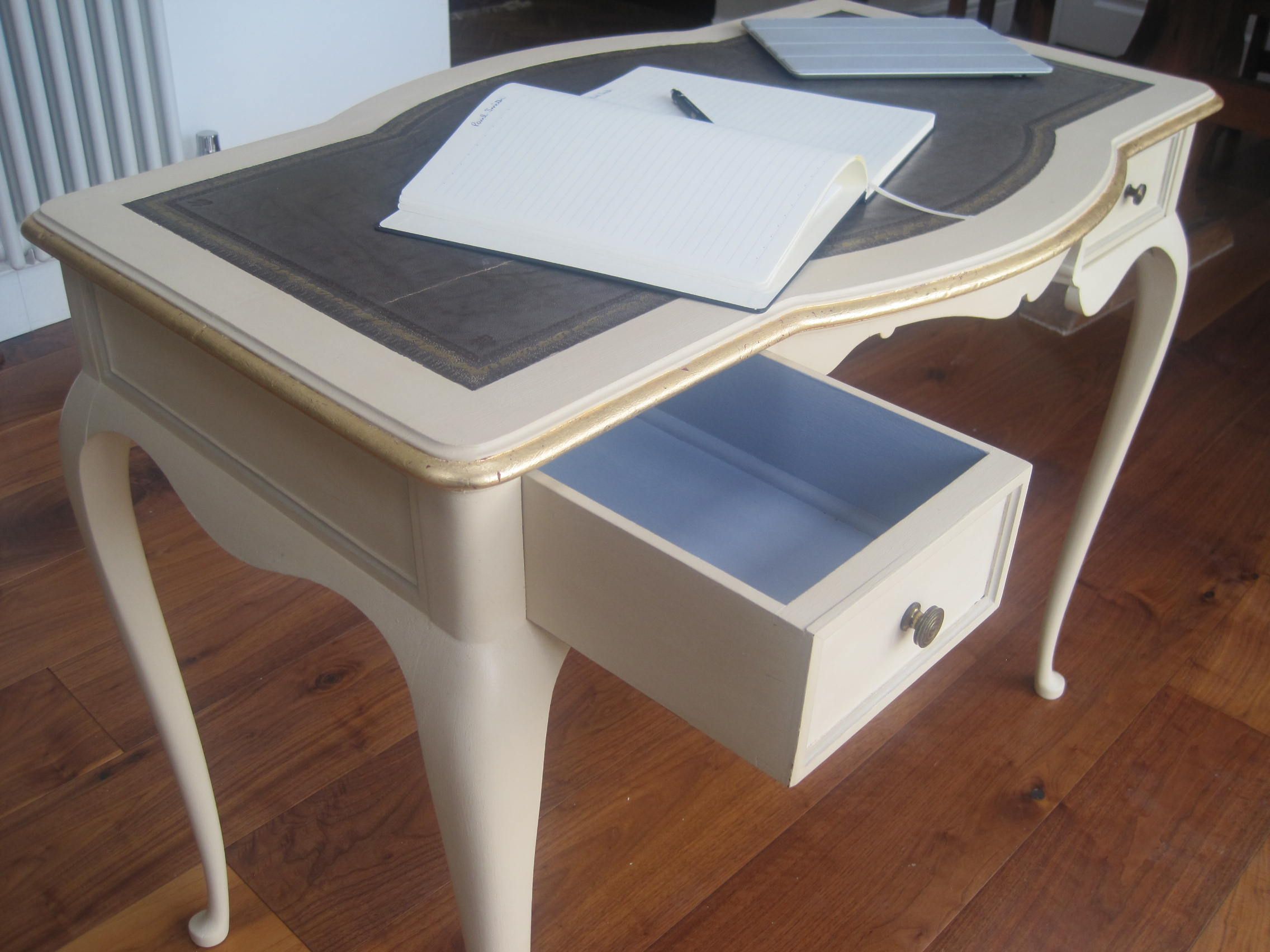 Great Little Ladies Writing Desk, Finished With Some Gold Gilding For A For Gold And Pink Writing Desks (View 10 of 15)