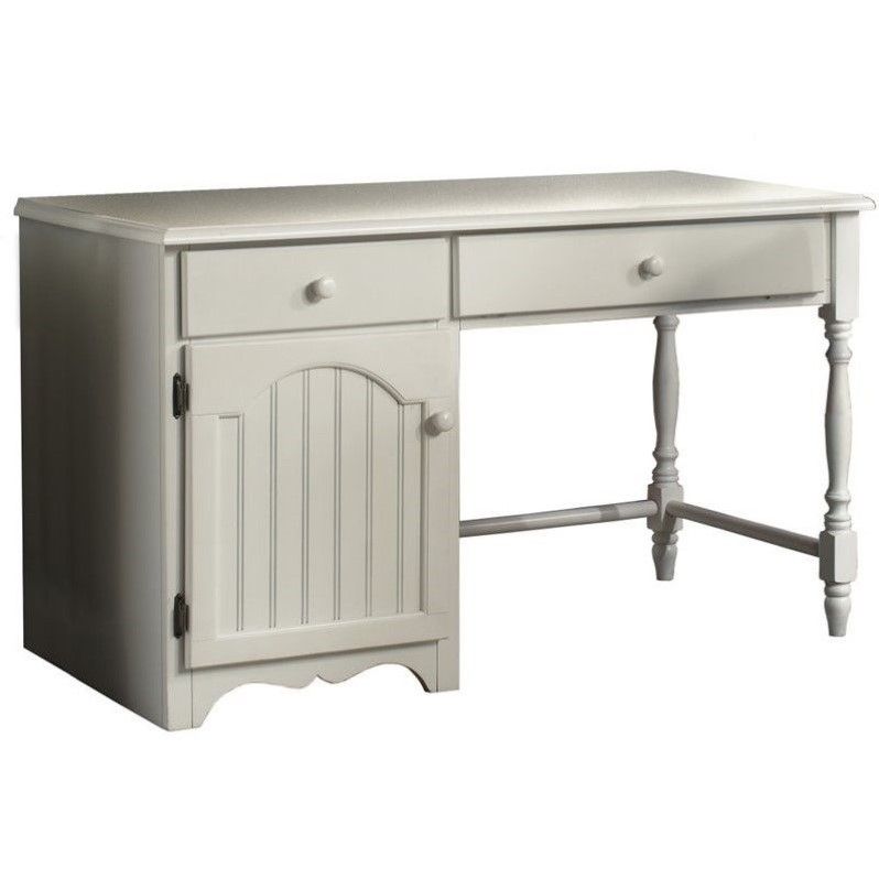 Hillsdale Westfield Wood Desk In Off White – 1354 779 For Off White 3 Drawer Desks (View 7 of 15)