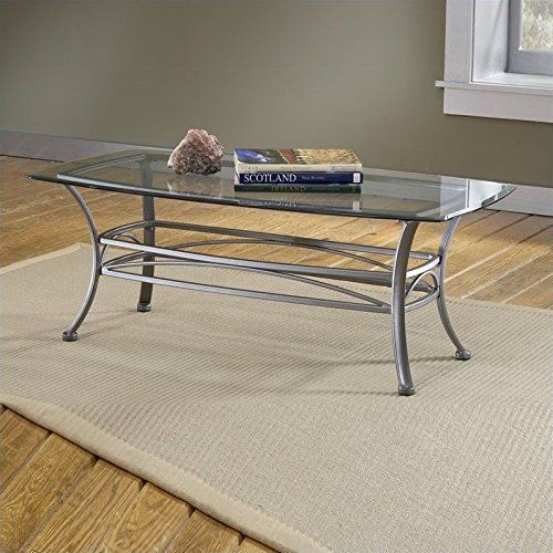 Home Decorators Collection | Abbington Rectangle Coffee Table Pewter Pertaining To Glass And Pewter Rectangular Desks (View 1 of 15)