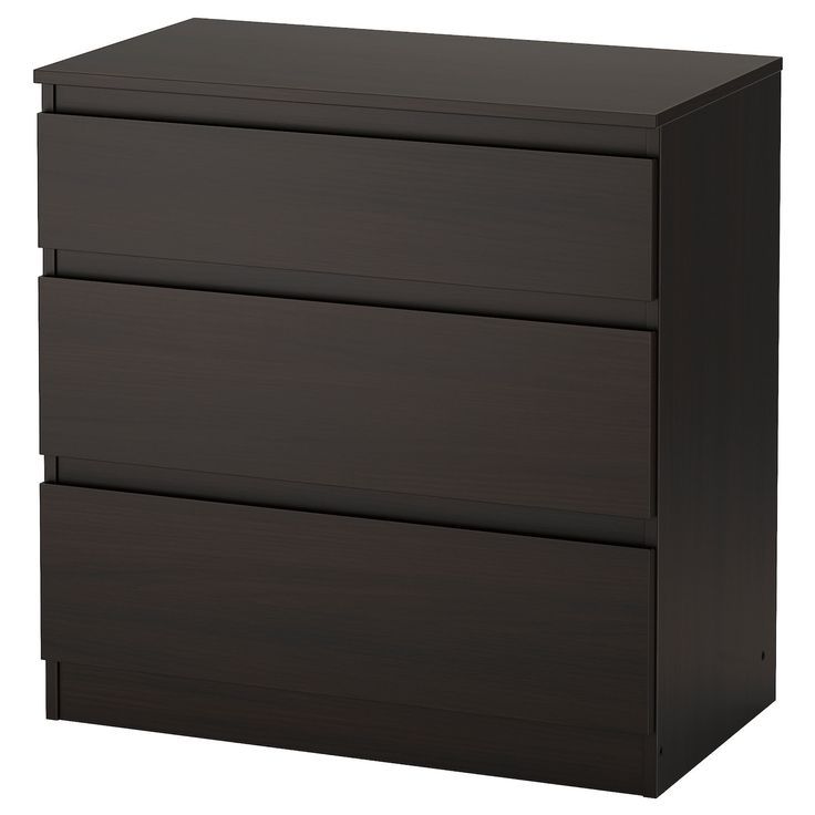 Ikea – Kullen, 3 Drawer Chest, Black Brown, Of Course Your Home Should For Brown And Matte Black 3 Drawer Desks (View 10 of 15)