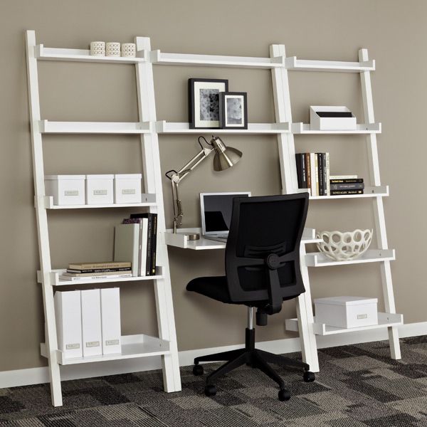 Ladder Desk Ikea: Simple Solution For Workstation As Well As The With Regard To White Ladder Desks (View 11 of 15)