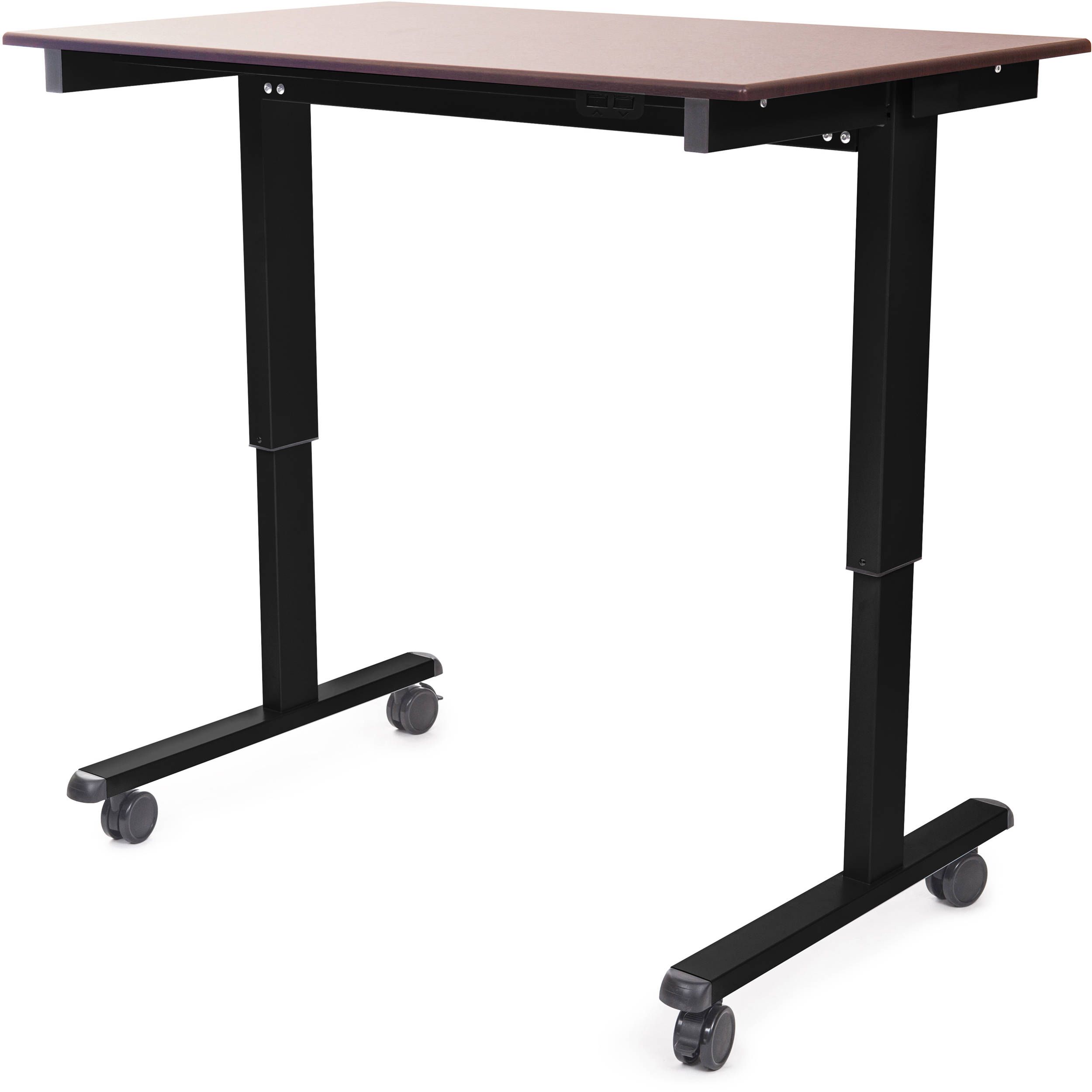 Luxor 48" Electric Standing Desk Stande 48 Bk/dw B&h For Walnut Adjustable Stand Up Desks (View 2 of 15)