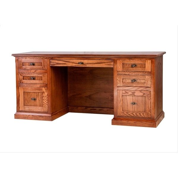 Mission Oak Writing Desk – Overstock – 26032156 With Regard To Oak Computer Writing Desks (View 14 of 15)