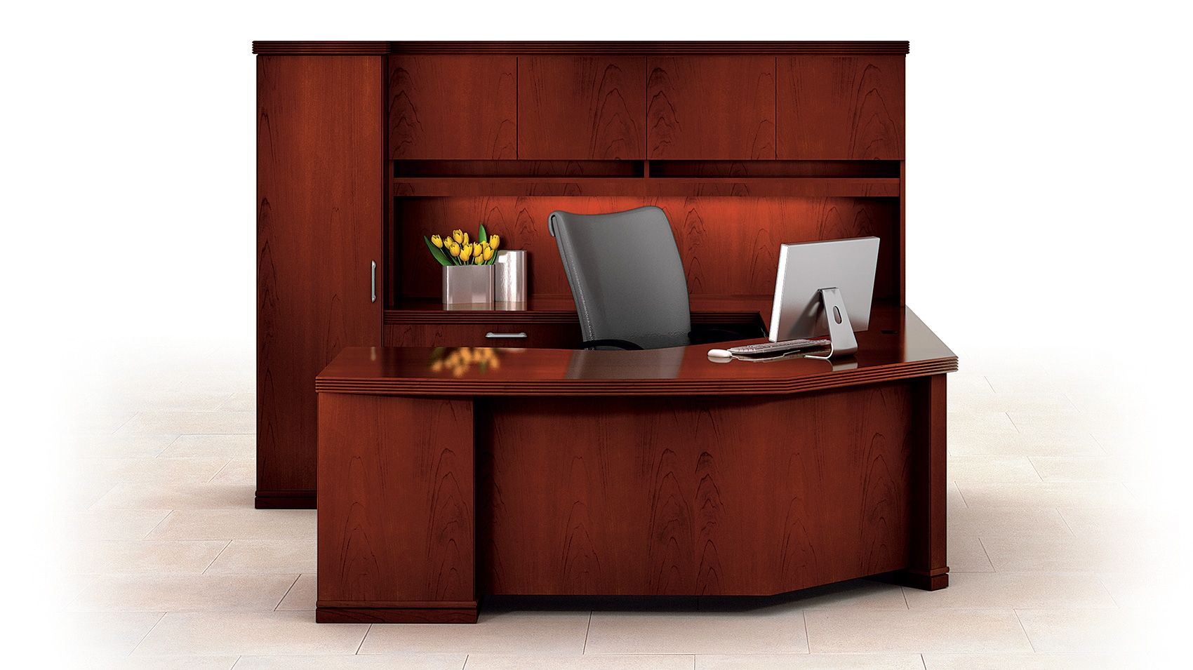 Office Desks & Credenzas – All Business Systems In Office Desks With Filing Credenza (View 8 of 15)
