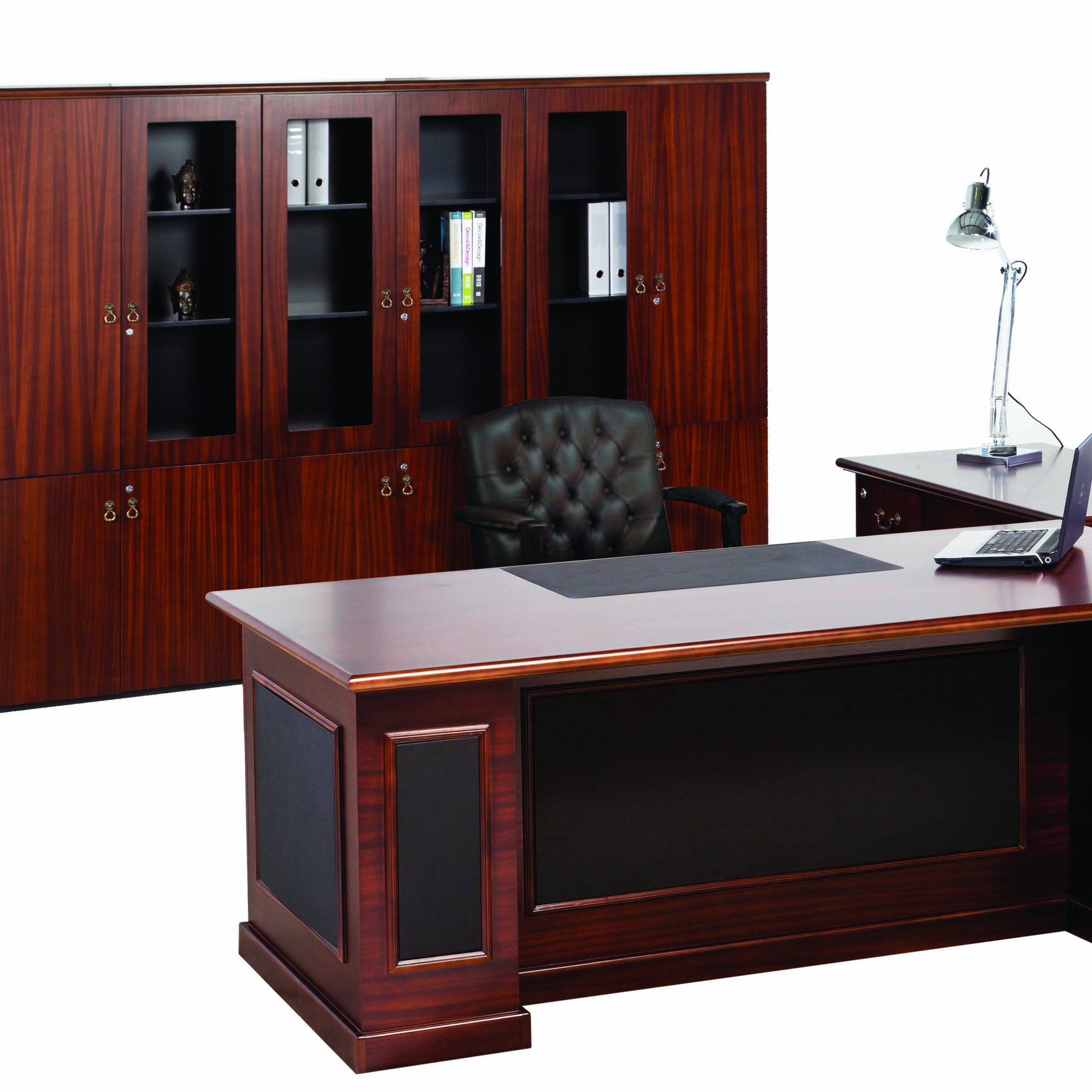 Office Desks :: Executive Office Desk :: Premier Double Pedestal Desk Inside Executive Desks With Dual Storage (View 12 of 15)