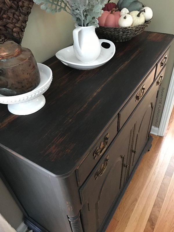 Paint Furniture Matte Black, Learn How – Rawhyde Furnishings | Paint Throughout White Marble And Matte Black Desks (View 4 of 15)