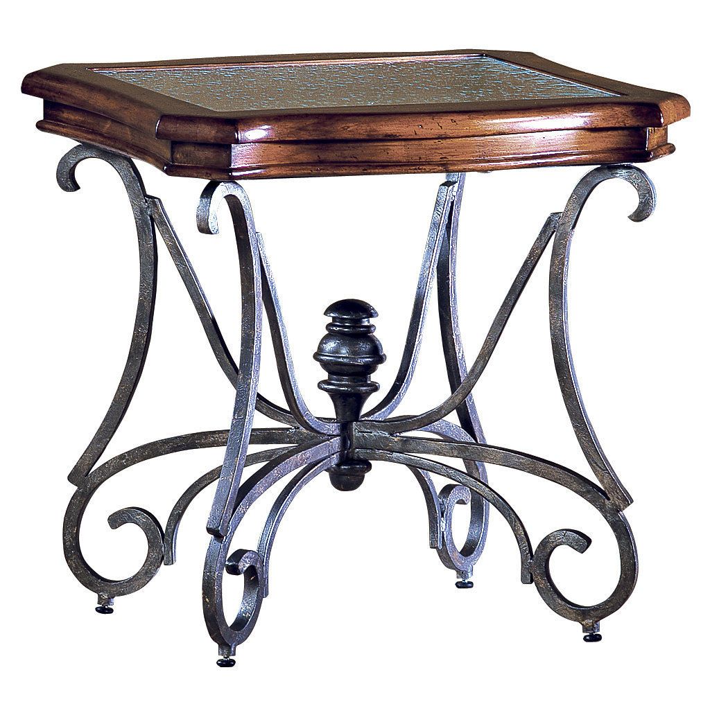 Pewter Metal Base Table – Traditional Glass Top Accent Furniture Throughout Glass And Pewter Rectangular Desks (View 9 of 15)