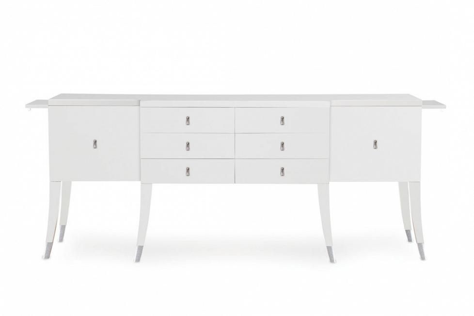 Rosenau Sideboard Farbé Finish 55006 | White Sideboard, Sideboard, Home With Regard To Cleveland Sideboard (View 14 of 22)