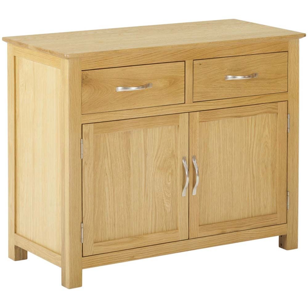 Royal Oak 2 Drawer 2 Door Sideboard | Wood Furniture Store | Grimsby With Regard To 2 Door Wood Desks (View 3 of 15)