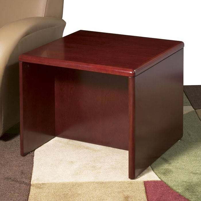 Sonoma End Table 24x24x20, Dark Cherry Wood – Free Shipping!!!! Regarding Cherry Wood Adjustable Reading Tables (View 12 of 15)