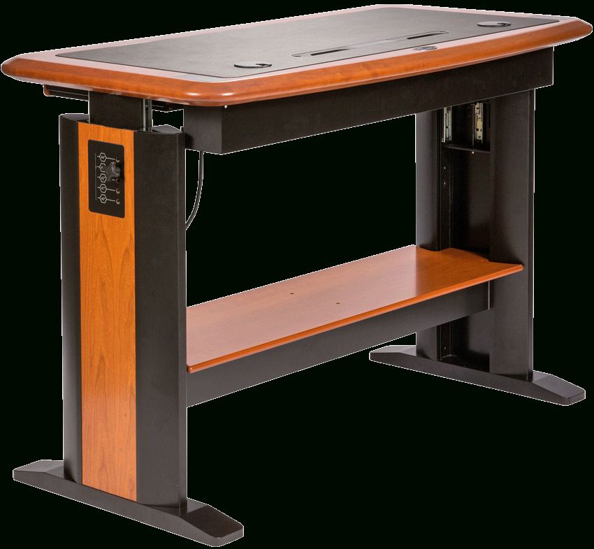 Standing Computer Desk Full – Caretta Workspace For Cherry Adjustable Stand Up Desks (Photo 12 of 15)