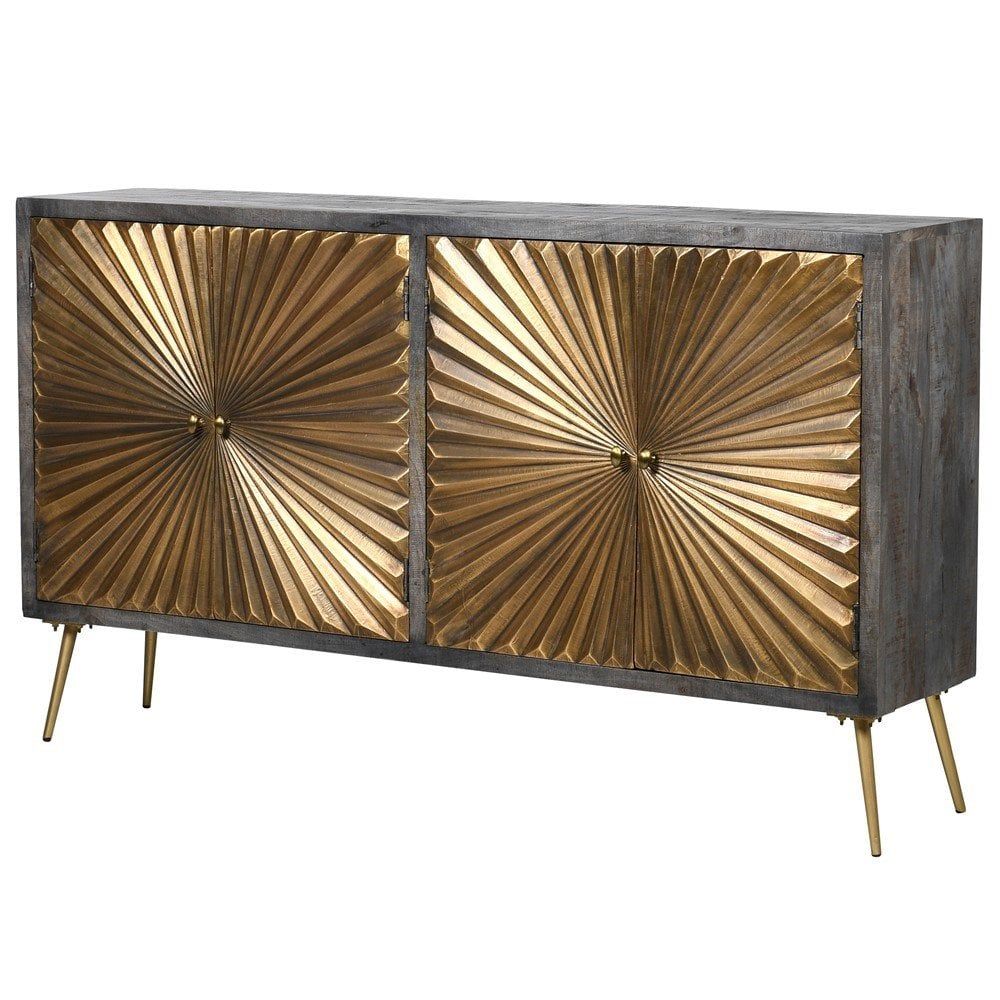 Starburst 4 Drawer Sideboard – Living Room From Breeze Furniture Uk For Home Sideboards (View 15 of 22)