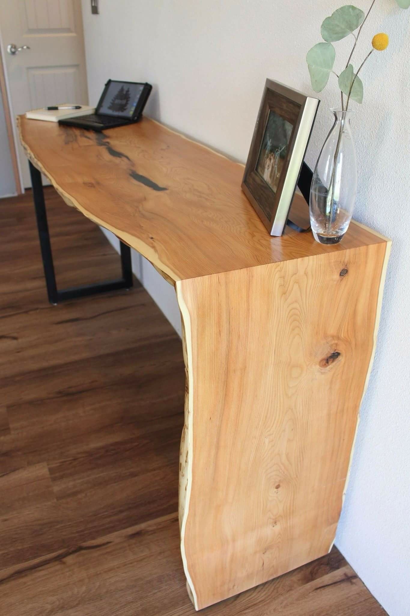 This Is A Small Writing Desk Made From Pacific Yew Wood (View 12 of 15)