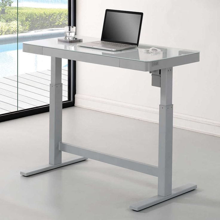 Tresanti Adjustable Height Desk | Adjustable Height Desk, Adjustable Within White Adjustable Stand Up Desks (View 10 of 15)