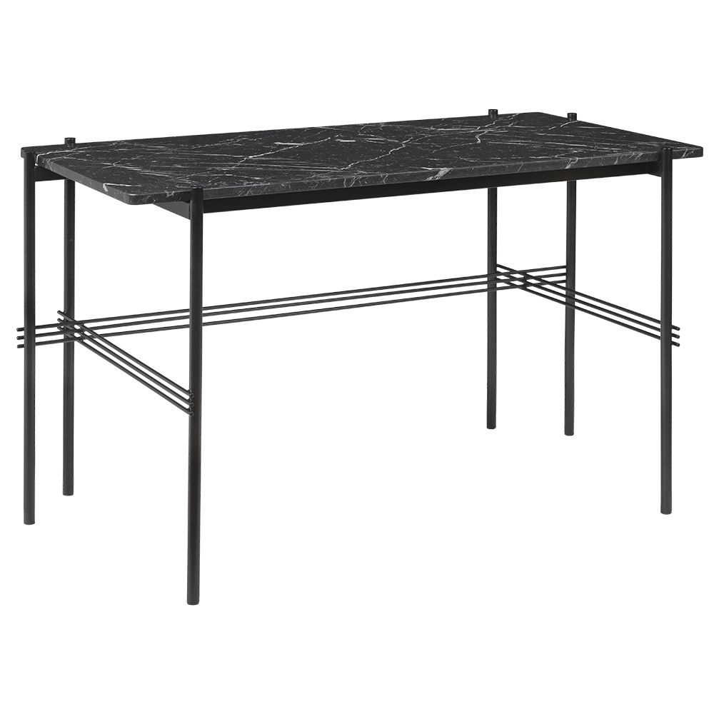 Ts Desk – Black Marble, Black – Rouse Home With White Marble And Matte Black Desks (View 15 of 15)