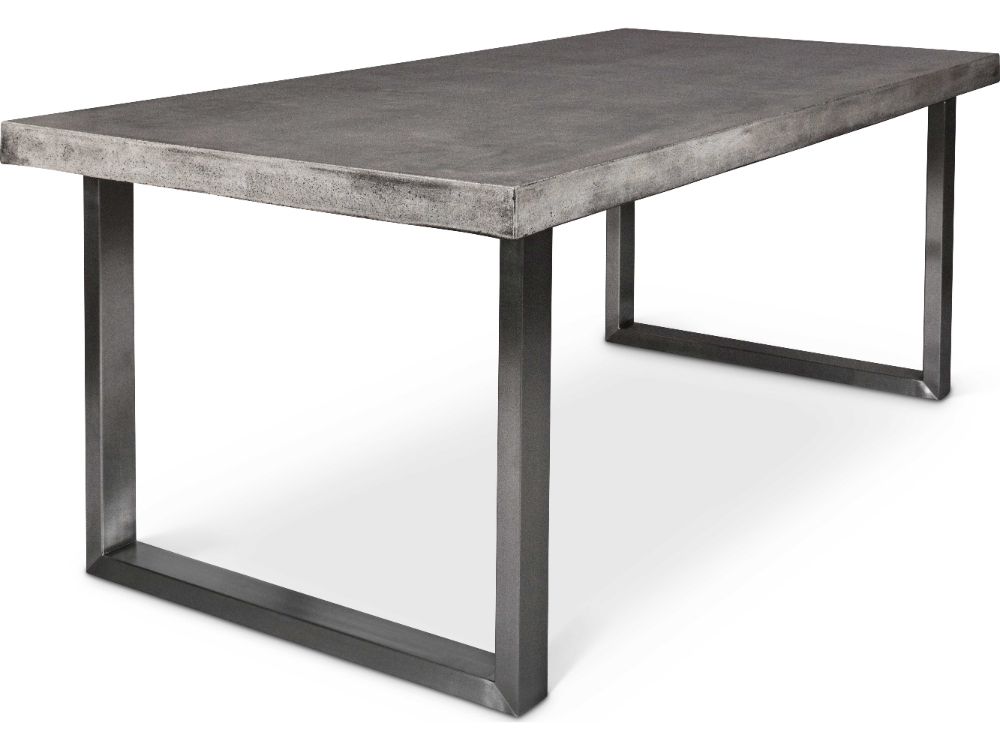Urbia Outdoor Patio Furniture | Rectangular Dining Table, Grey Dining Regarding Stainless Steel And Gray Desks (Photo 15 of 15)