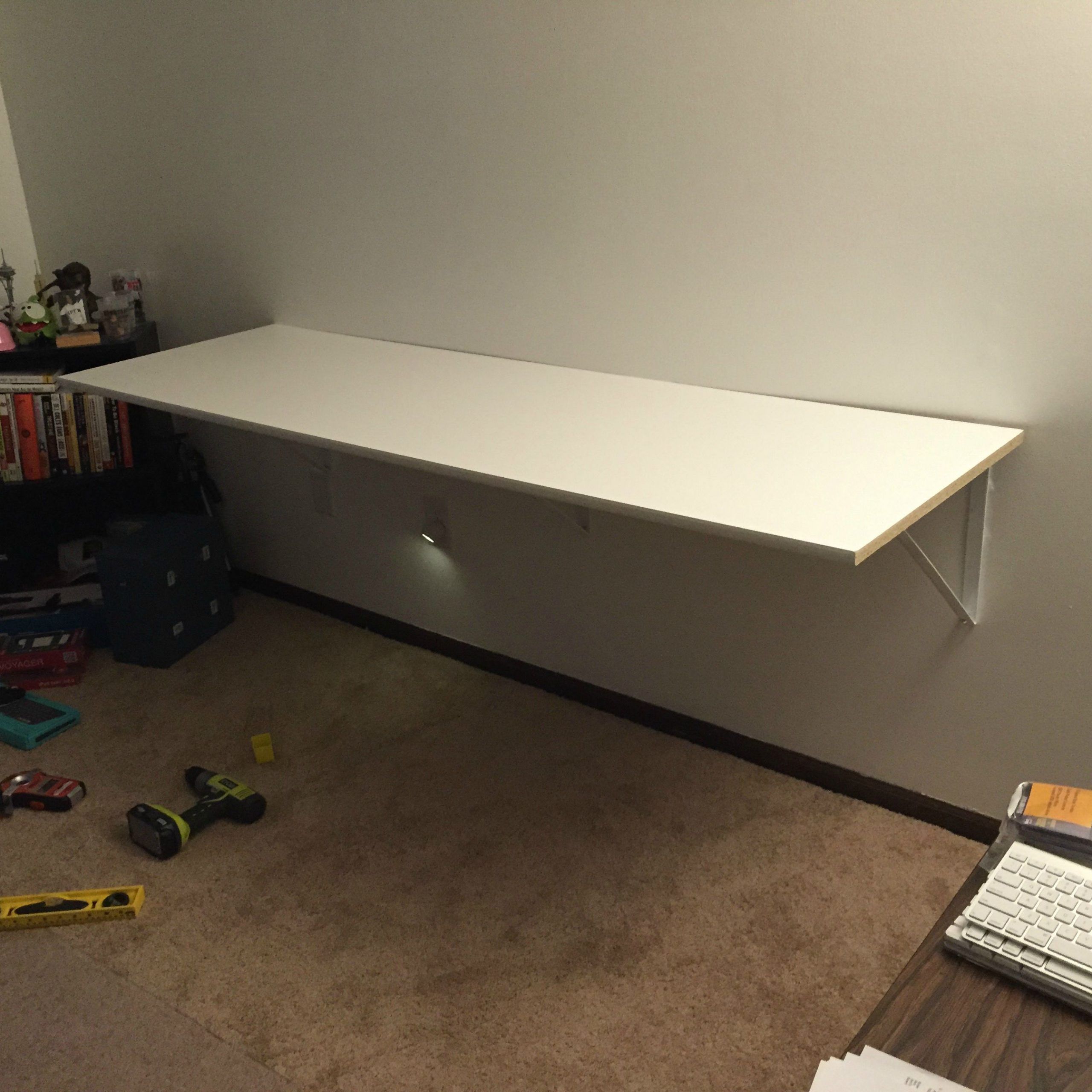 Wall Mounted Desk For Computer: The Hints You Need When Choosing Throughout Matte White Wall Mount Desks (View 12 of 15)