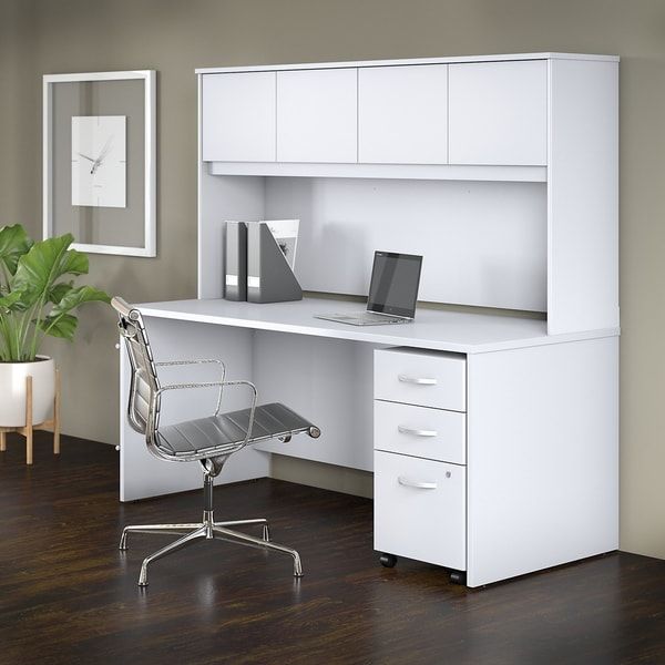White Desk With File Cabinet – Designersresourcemiami Throughout White Traditional Desks Hutch With Light (View 4 of 15)