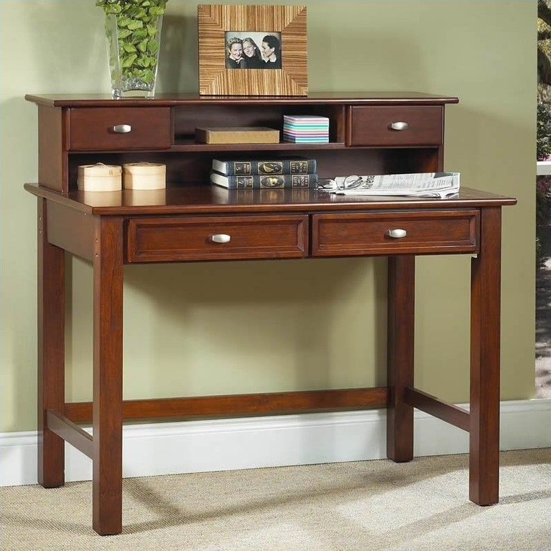Wood Laptop Writing Desk In Cherry – 5532 16 With Reclaimed Barnwood Writing Desks (View 12 of 15)